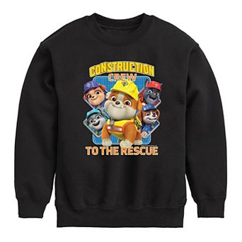 Boys 8-20 Rubble & Crew To The Rescue Crew Fleece Sweatshirt