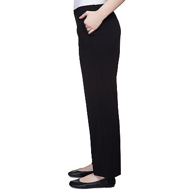 Women's Alfred Dunner Stretch Fit Average Length Pull-On Pants