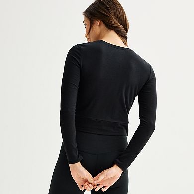 Juniors SO® Twist Front Tee