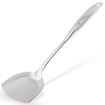 Zulay Kitchen Stainless Steel Wok Spatula With Heat Resistant Handle
