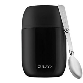 Zulay Kitchen Vacuum Insulated Food Jar for Hot Foods, Stainless Steel