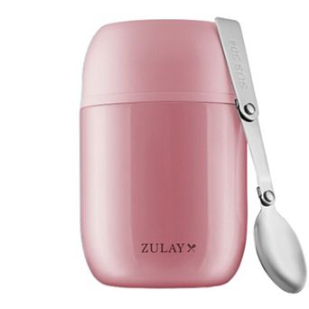 Zulay Kitchen Vacuum Insulated Food Jar for Hot Foods, Stainless Steel