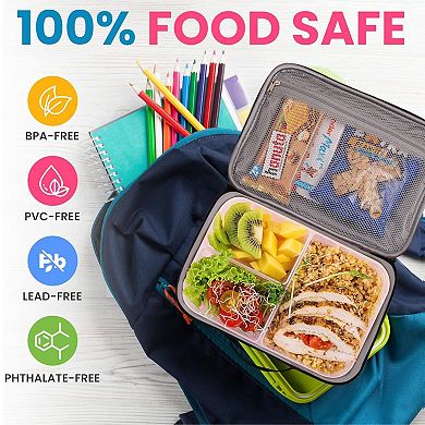 Zulay Insulated Lunch Bag With Spacious Compartment & Built-In Handle