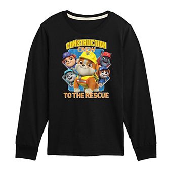 Boys 8-20 Rubble & Crew Rescue Long Sleeve Graphic Tee