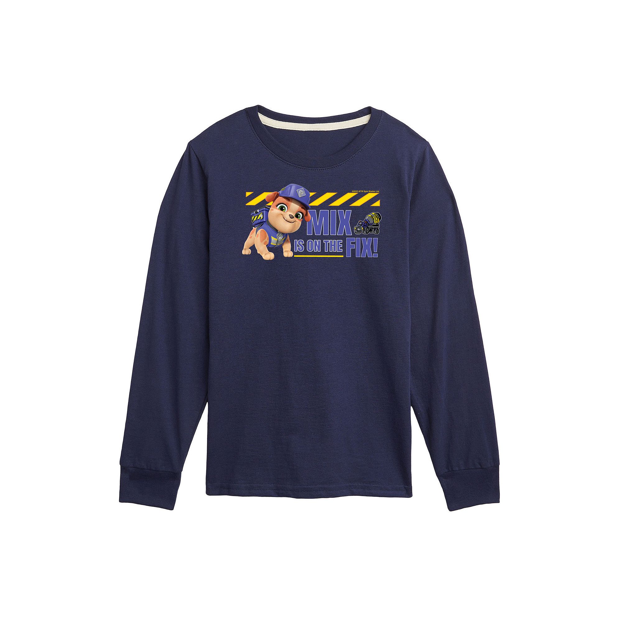 Boys 8-20 Rubble & Crew Mix Long Sleeve Graphic Tee, Boys, Size: Small, Bl