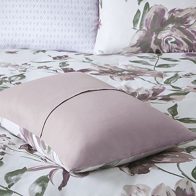 Madison Park Essentials Leena Floral Comforter Set with Bed Sheets