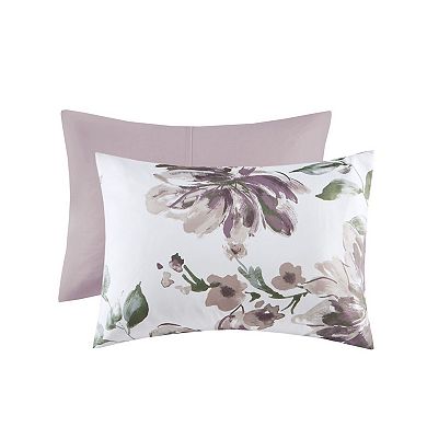 Madison Park Essentials Leena Floral Comforter Set with Bed Sheets