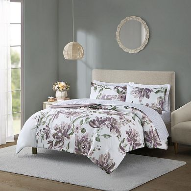 Madison Park Essentials Leena Floral Comforter Set with Bed Sheets