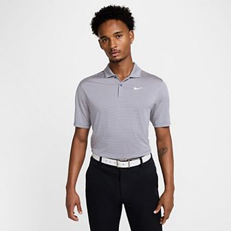 Men's Nike Striped Dri-FIT Golf Polo