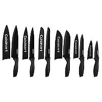 12-Piece Cuisinart Advantage Ceramic-Coated Cutlery Set (Black)