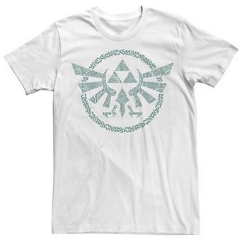 Big & Tall Nintendo Legend of Zelda: Tears of the Kingdom Hyrule Crest Graphic Tee