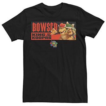 Big & Tall The Super Mario Bros. Movie Bowser King of the Koopas Graphic Tee