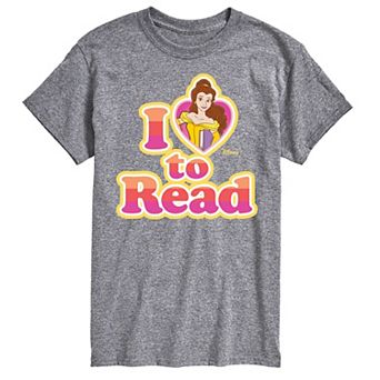 Disney Princess Big & Tall Belle I Love To Read Graphic Tee