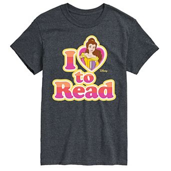 Disney Princess Big & Tall Belle I Love To Read Graphic Tee