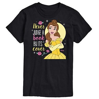 Disney Princess Big & Tall Never Judge Book By Its Cover Graphic Tee