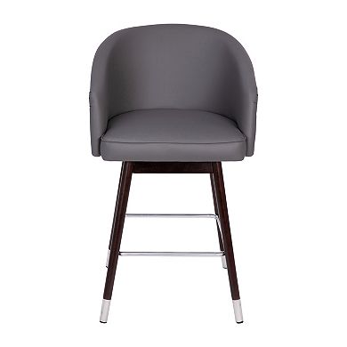 Flash Furniture Margo Commercial-Grade Mid-Back Modern Counter Stool 