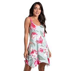 Kohls Women's Lilac+London Satin Floral Cami & Pajama Shorts Sleep