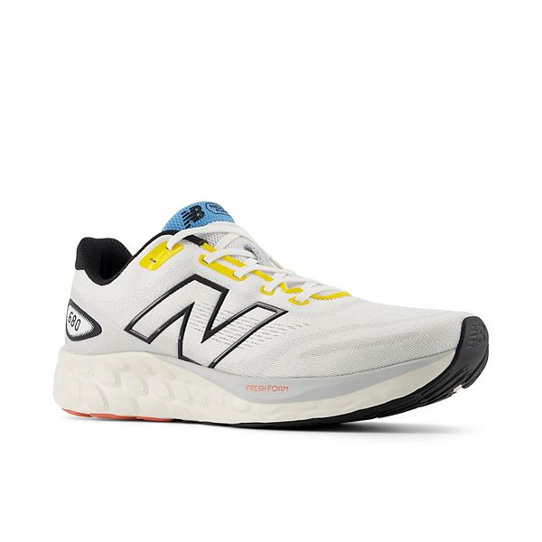 New Balance Fresh Foam 680 V8 Men’s Running Shoes - White Black (15 4E)