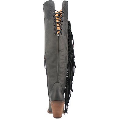 Dingo Sky High Women's Leather Thigh-High Boots