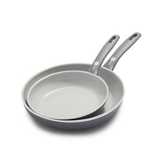 GreenPan Dover 8 in and 10 in Healthy Ceramic Nonstick Frypan Set