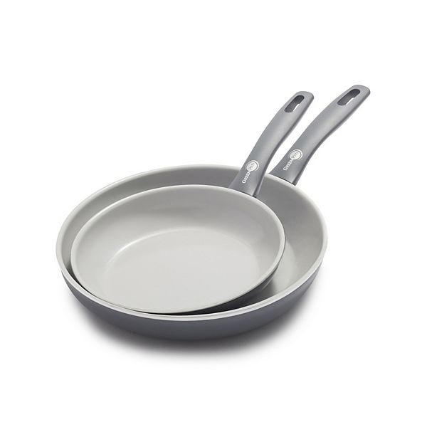 GreenPan Dover 8-in. and 10-in. Healthy Ceramic Nonstick Frypan Set - Gray
