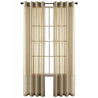 Kate Aurora Basic Home Custom Sheer Voile Grommet Top Window Curtains