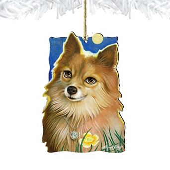 Ready When You Are Wooden Holiday Ornament by Laura Seeley - Pets Dog and Cats Decor