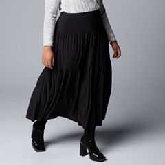 Kohls plus clearance size black skirt