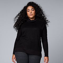 Womens Black Turtlenecks