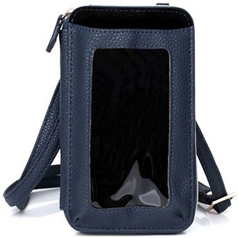 Julia Buxton Solid Pebble Faux Leather Everywhere Wallet