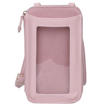 Julia Buxton Solid Pebble Faux Leather Everywhere Wallet