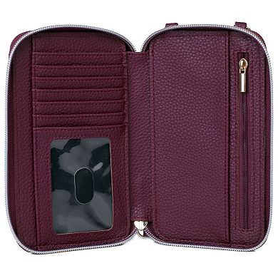 Julia Buxton Nomad Printed Faux Leather Lexington Wallet