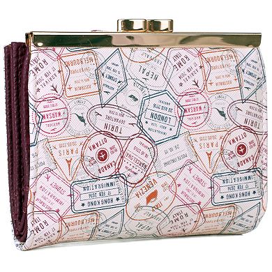 Julia Buxton Nomad Printed Faux Leather Lexington Wallet