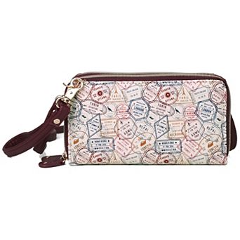 Julia Buxton Nomad Printed Faux Leather Ultimate Organizer Wallet