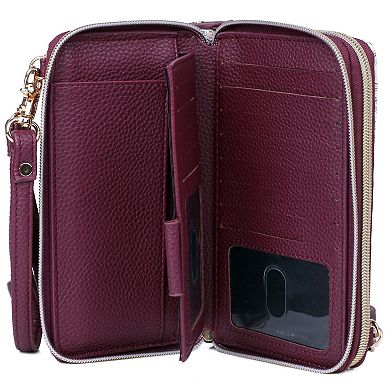 Julia Buxton Nomad Printed Faux Leather Ultimate Organizer Wallet