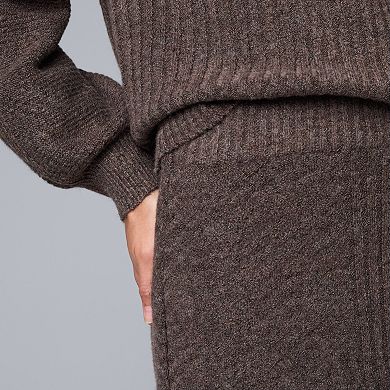 Petite Simply Vera Vera Wang Sweater Skirt