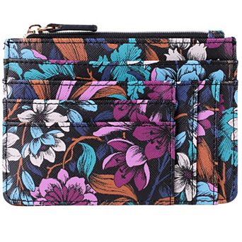 Julia Buxton Solid Pebble Faux Leather Slot Coin Case