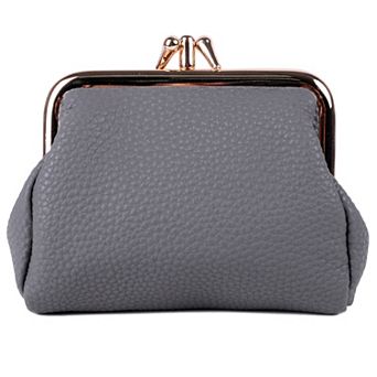 Julia Buxton Pebble Faux-Leather Wizard Wallet