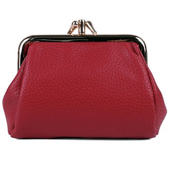 Julia Buxton Pebble Faux-Leather Wizard Wallet