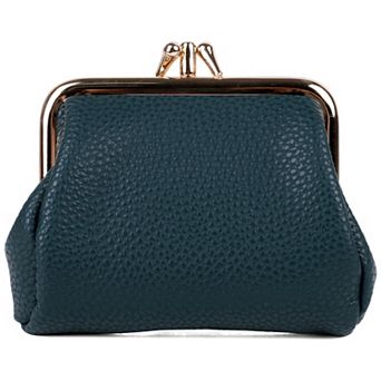 Julia Buxton Pebble Faux-Leather Wizard Wallet