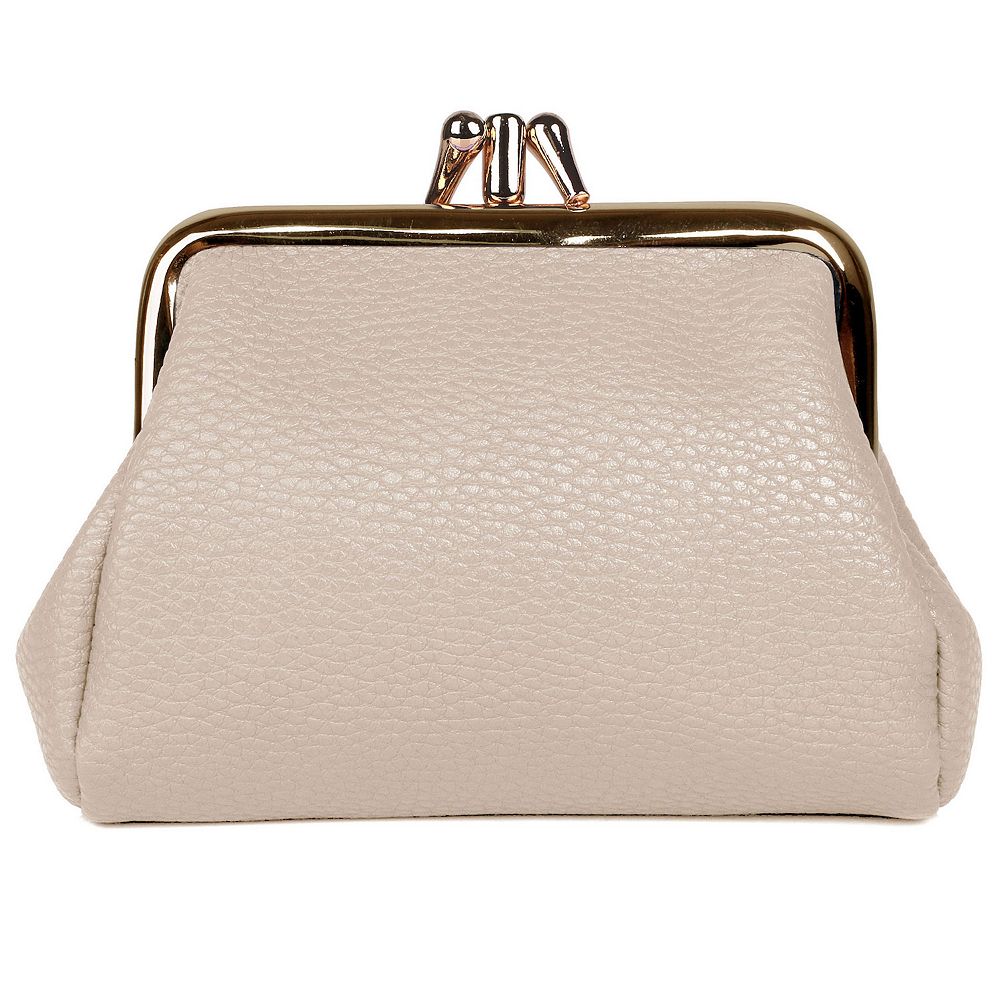 Julia Buxton Pebble Faux-Leather Wizard Wallet
