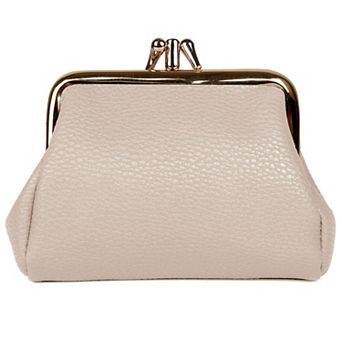 Julia Buxton Pebble Faux-Leather Wizard Wallet