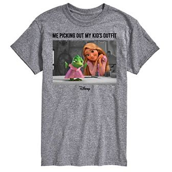Disney Princess Big & Tall Picking Out Kids Outfit Graphic Tee