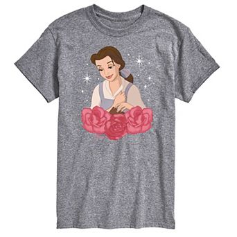 Disney Princess Big & Tall Belle Roses Graphic Tee
