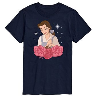 Disney Princess Big & Tall Belle Roses Graphic Tee