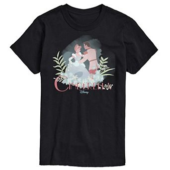 Disney Princess Big & Tall Cinderella Prince Logo Tee