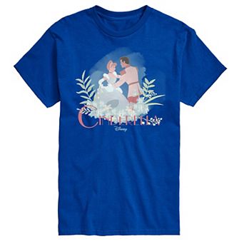 Disney Princess Big & Tall Cinderella Prince Logo Tee