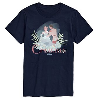 Disney Princess Big & Tall Cinderella Prince Logo Tee