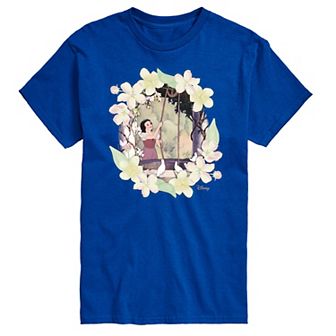 Disney Princess Big & Tall Snow White Flowers Graphic Tee
