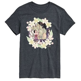Disney Princess Big & Tall Snow White Flowers Graphic Tee